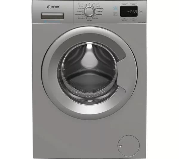 INDESIT Push&Go IP 846S PUSH&GO UK 8 kg 1400 Spin Washing Machine - Silver