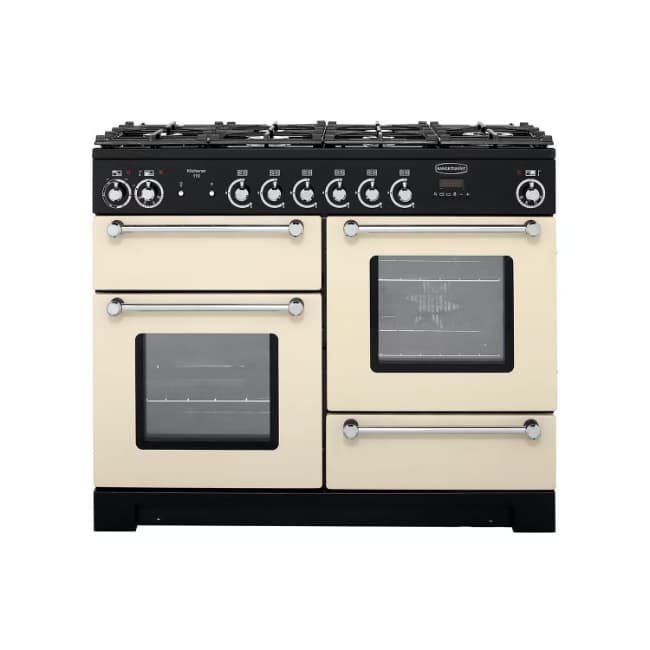 Rangemaster  Kitchener 110cm Dual Fuel Range Cooker - Cream | KCH110DFFCR-C