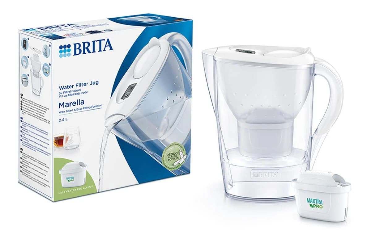 Brita Marella Maxtra Pro Water Filter Jug | White | 2.4 Litre