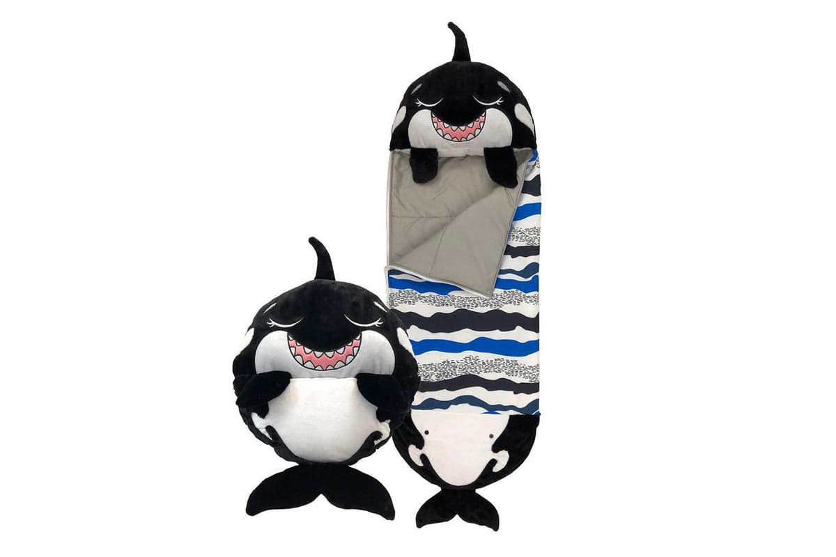 Happy Nappers 2025 Kids Sleeping Bag | Large | Black Shark