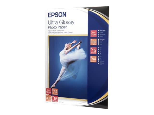 EPSON - Ultra Glossy Photo Paper - photo paper - glossy - 15 sheet(s) - A4