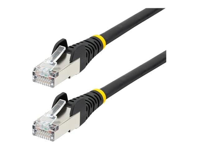 STARTECH.COM - Startech 3m CAT6a Ethernet Cable - Black - Low Smoke Zero Halogen (LSZH) - 10GbE 500MHz 100W PoE++ Snagless RJ-45 w/Strain Reliefs S/FTP Network Patch Cord - patch cable - 3 m - black
