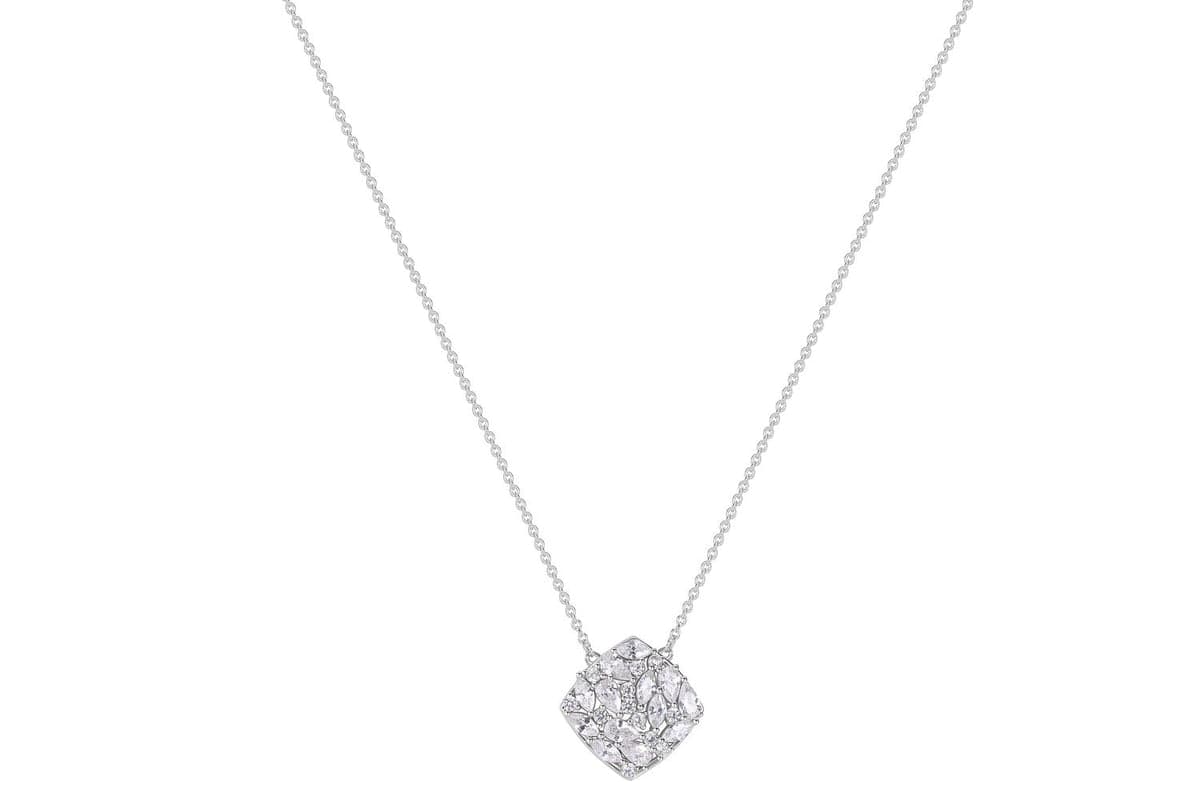 Rosato Gemma Silver Necklace, Rzge07 - Elegant Fashion Jewellery