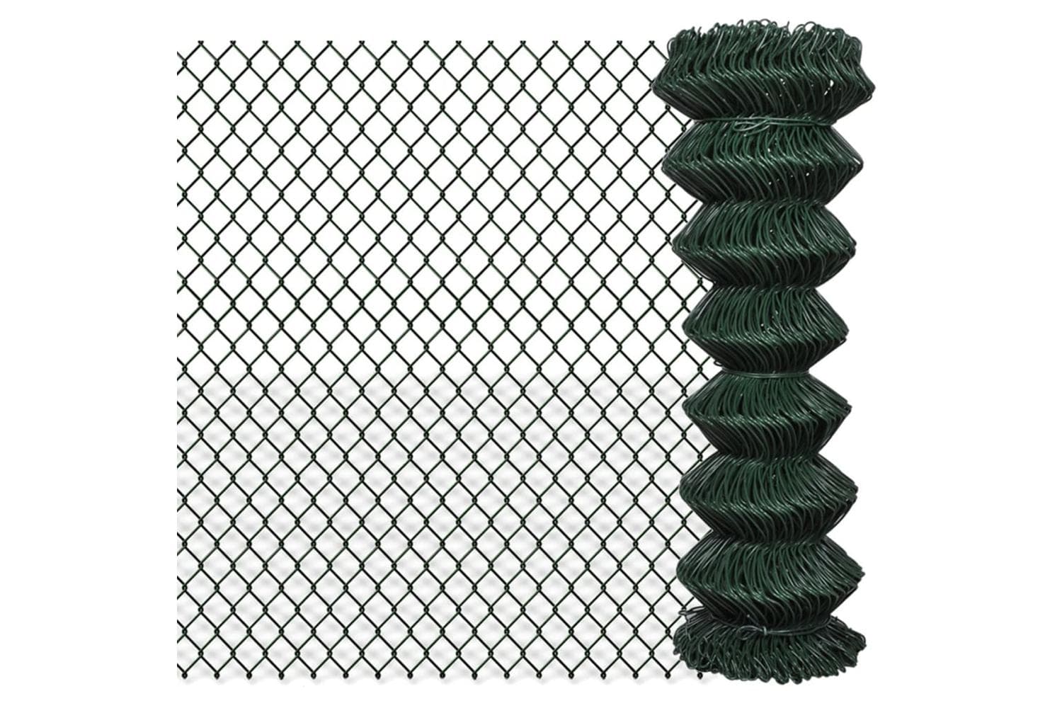 Vidaxl 140350 Chain Link Fence Steel 1,25x25 M