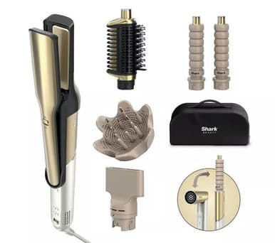 Shark Glam Ceramic & Air Styling and Drying System with Diffuser | HD6052SUK