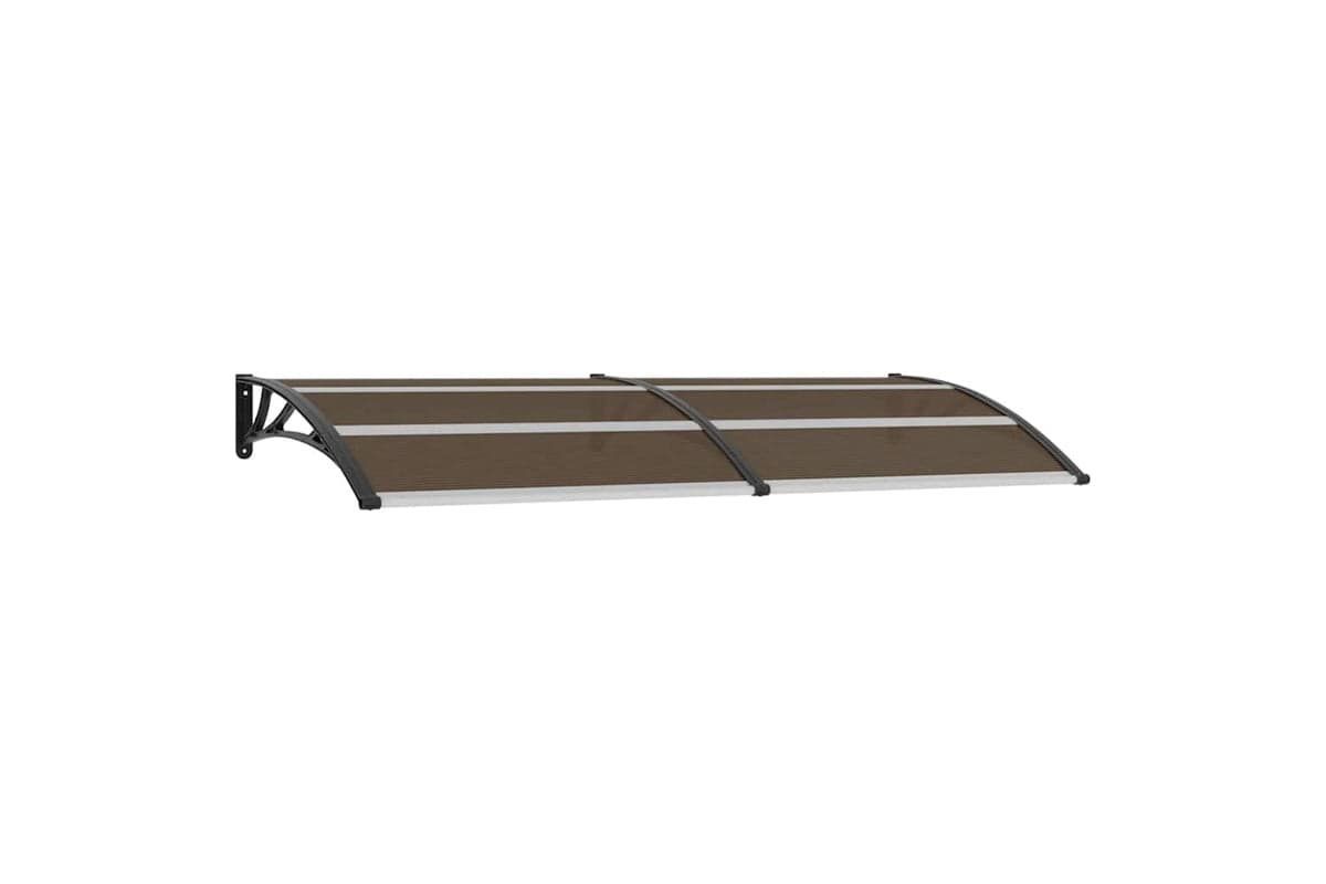 vidaXL 45636 Door Canopy Black 240x100cm Pc