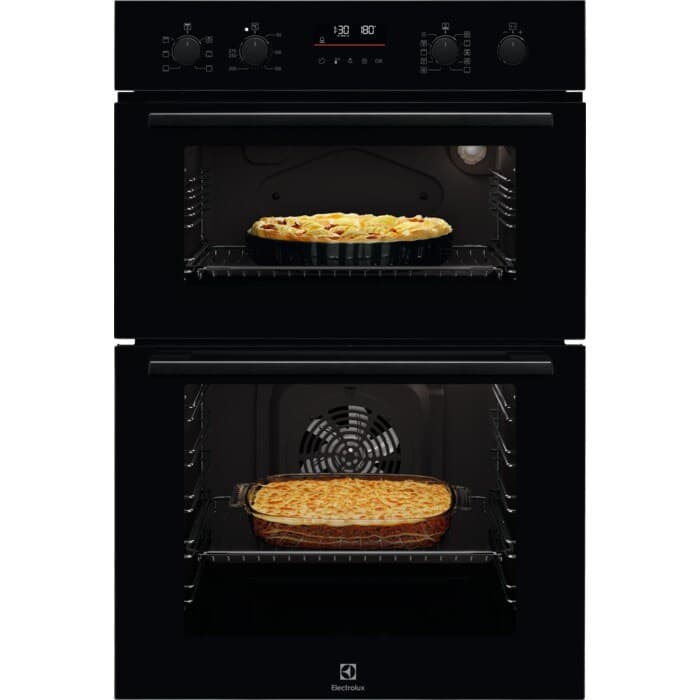 ELECTROLUX            DOUBLE OVEN - BLACK