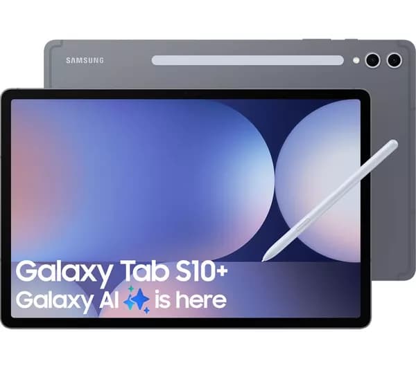 SAMSUNG Galaxy Tab S10+ 12.4" Tablet - 256 GB, Moonstone Grey