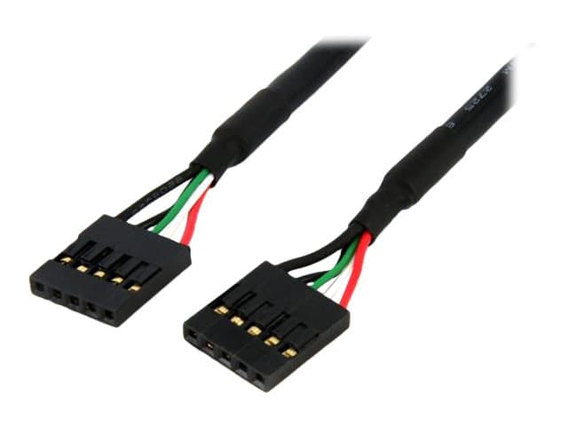 STARTECH.COM - StarTech 5 Pin USB 2.0 Header - 18 in USB IDC Motherboard Header Cable - F/F (USBINT5PIN) - USB cable - 5 pin IDC to 5 pin IDC - 45.7 cm