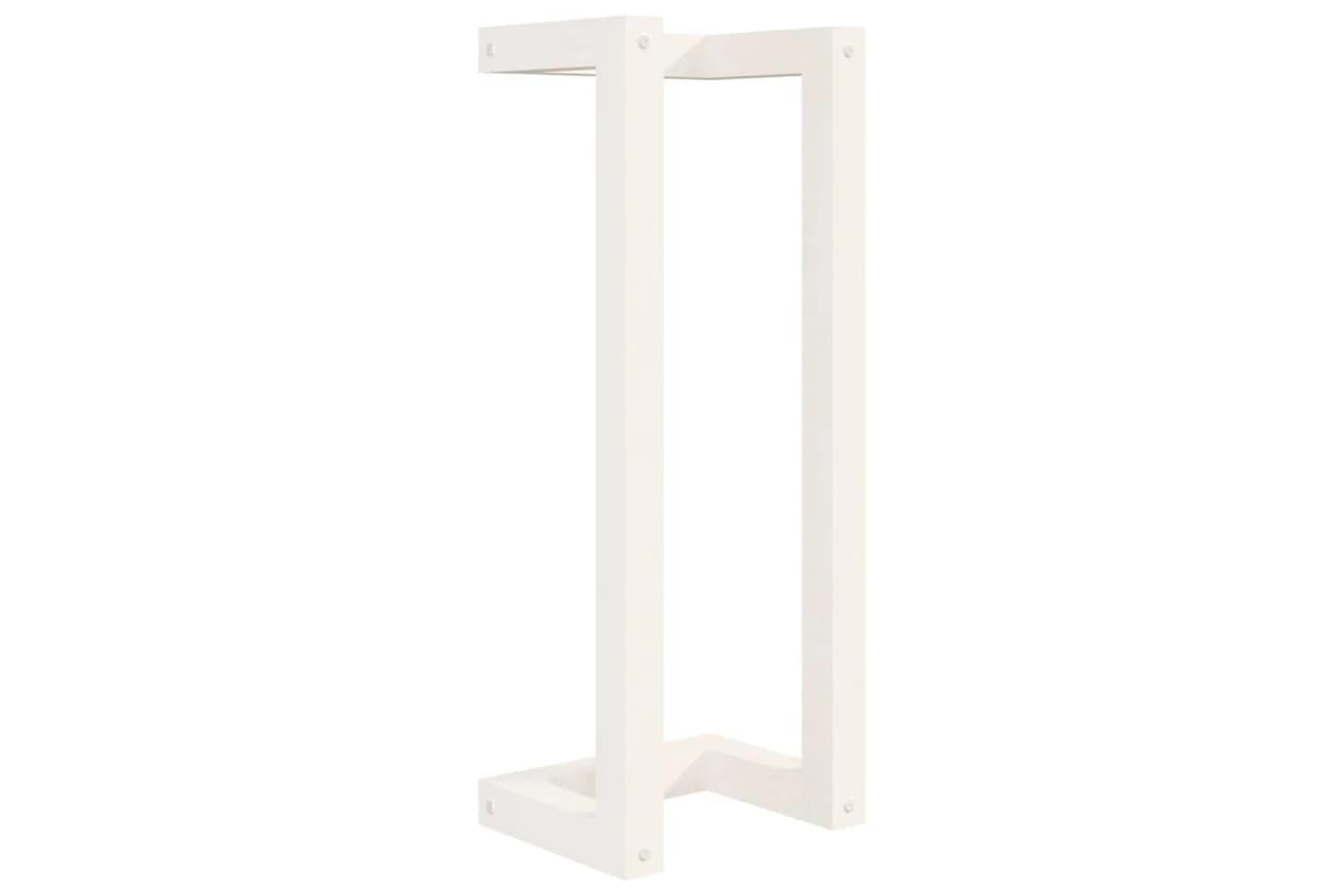 Towel Rack White 23x18x60 Cm Solid Wood Pine
