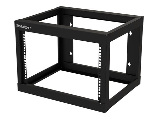 STARTECH.COM - Startech 6U 19" Wall Mount Network Rack 19" Deep 2 Post Open Frame for Server Room Data/AV/IT/Communication/Computer Equipment/Patch Panel with Cage Nuts/Screws Hook/Loop, Cisco 2960 - 19 Inch Wallmount Rack (RK619WALLO) - rack - 6U