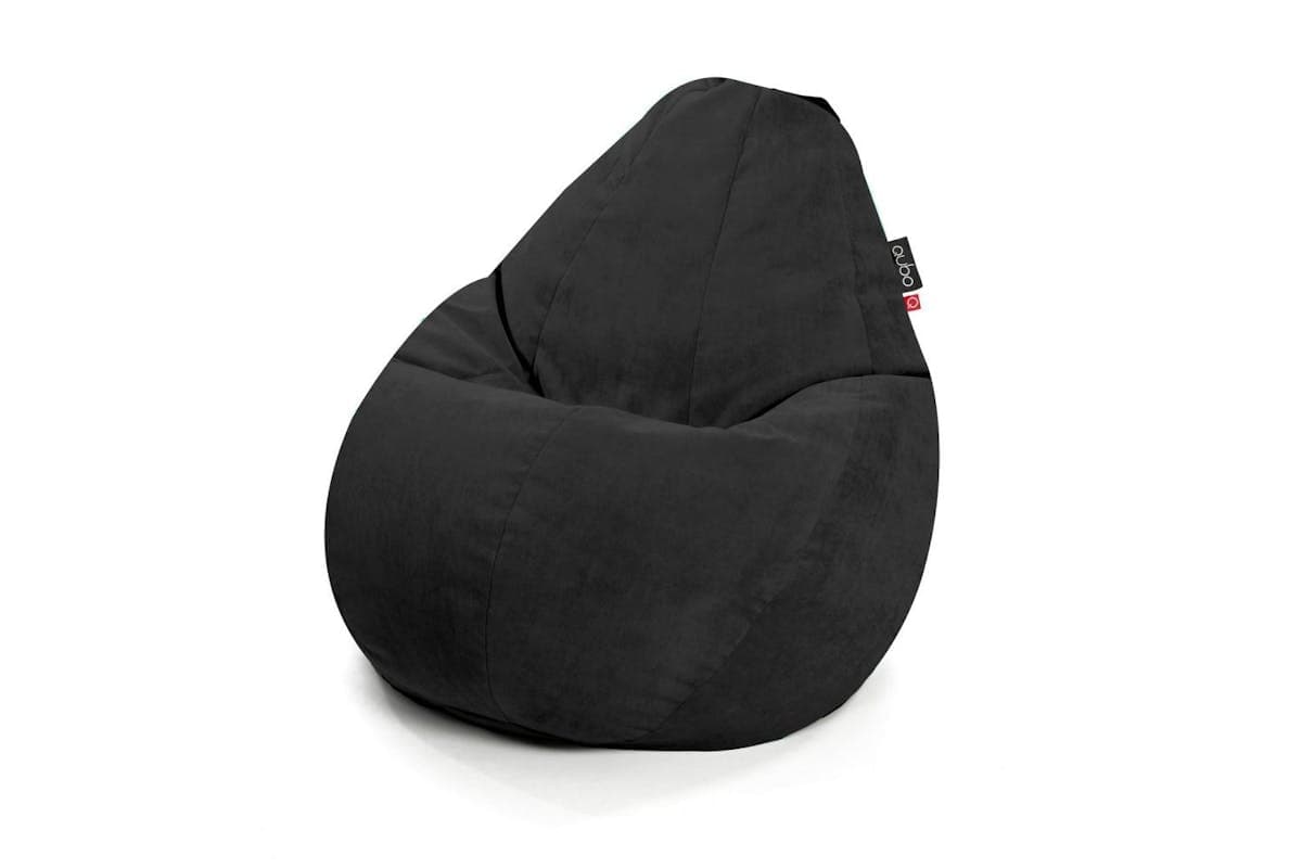 Qubo | Comfort 90 | Velvet Fit Bean Bag | Blackberry
