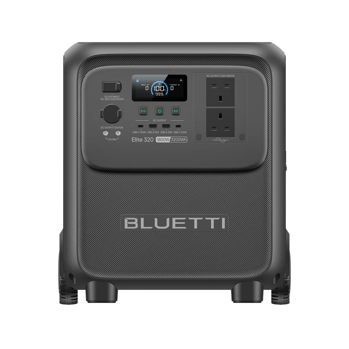 BLUETTI Elite 320 3,200Wh 1,800W Portable Power Station | 281-PEL320UKGYS10