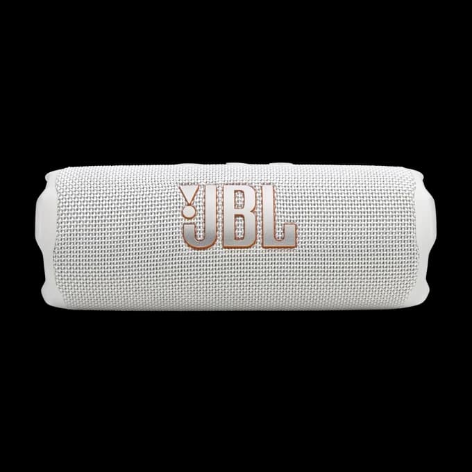 JBL Flip 7 Portable Bluetooth Speaker - White | JBLFLIP7WHT