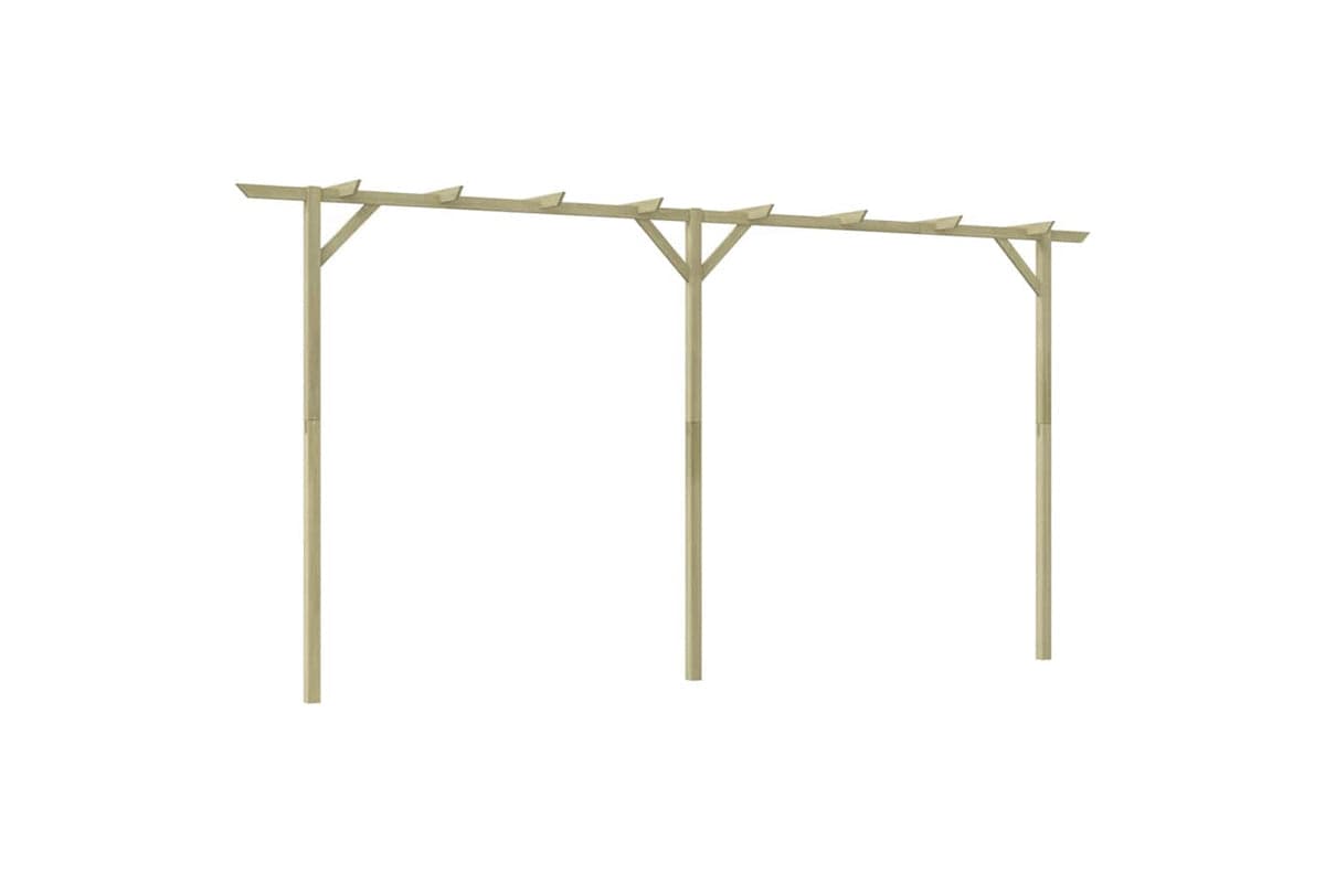 Vidaxl Garden Pergola 410x40x203 Cm Wood