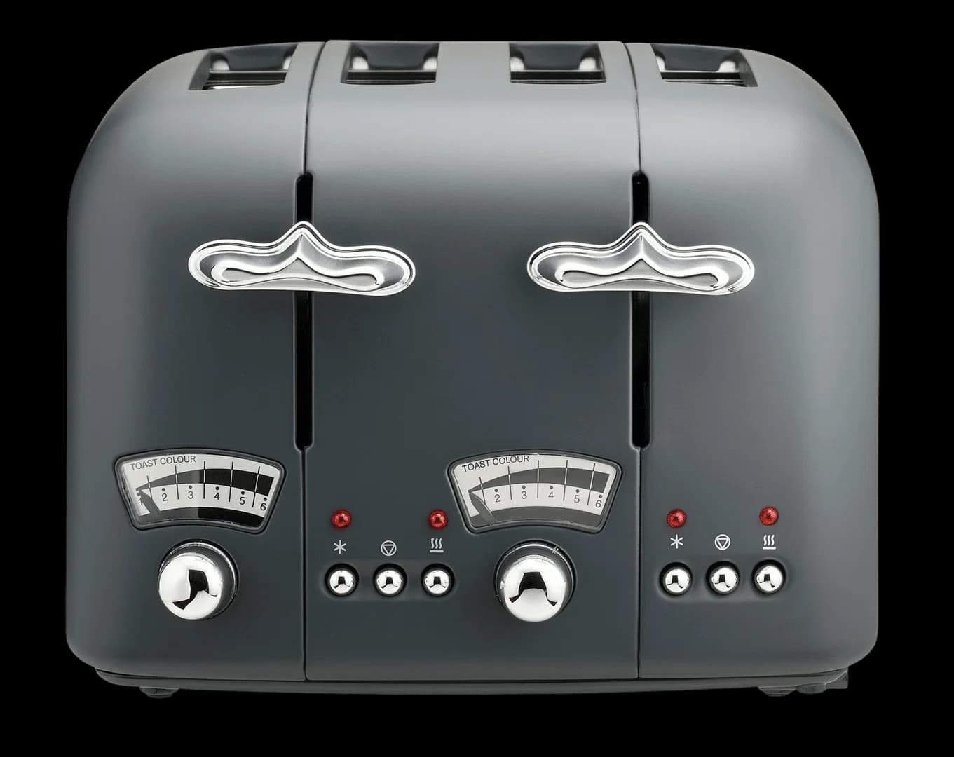 De’Longhi Argento Silva 4 Slice Toaster | Grey