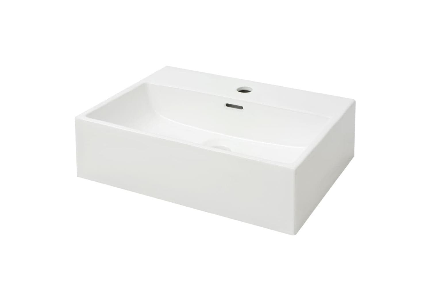 vidaXL Basin With Faucet Hole
