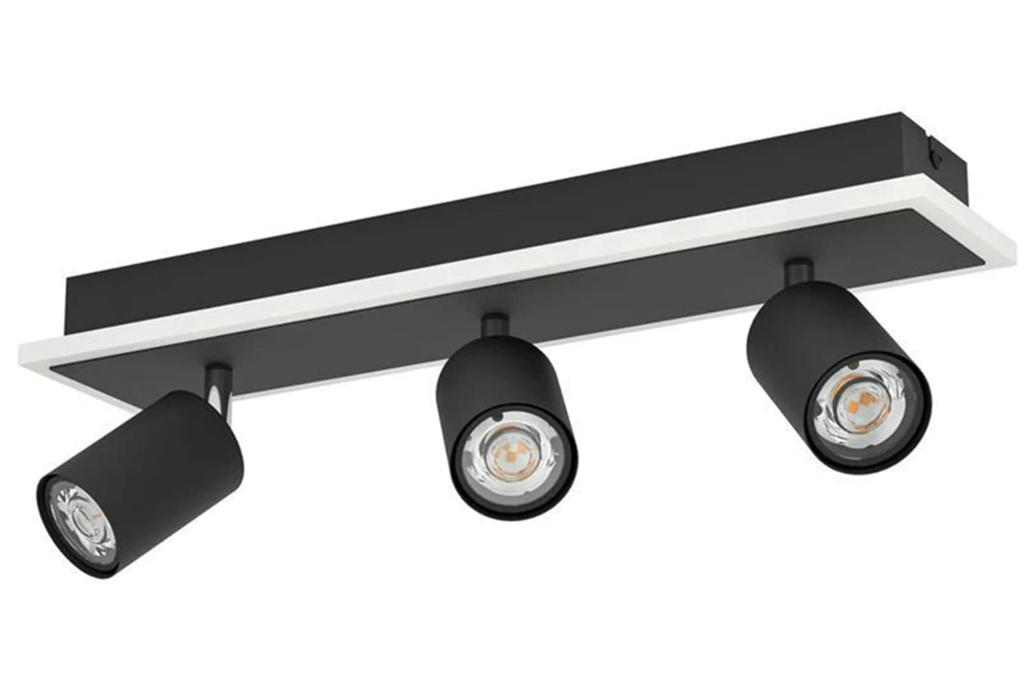 Eglo | Rimbocchi 1 Steel Modern 3-light Spotlight | Black/White