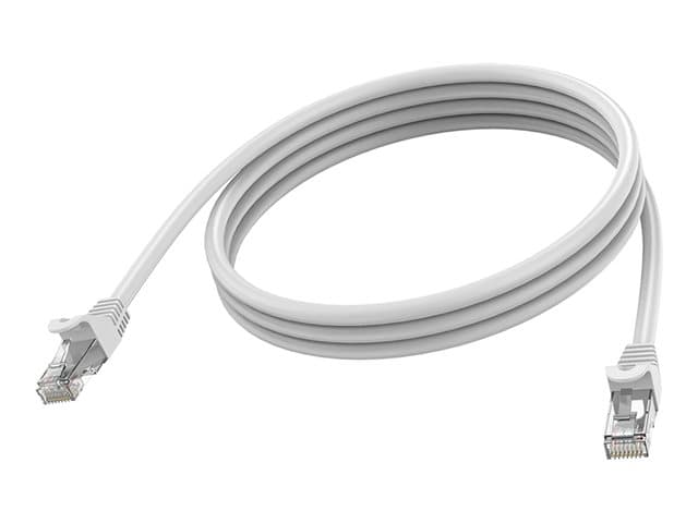 VISION - Network cable - RJ-45 (M) to RJ-45 (M) - 2 m - 6.2 mm - STP - CAT 6a - molded, snagless - white