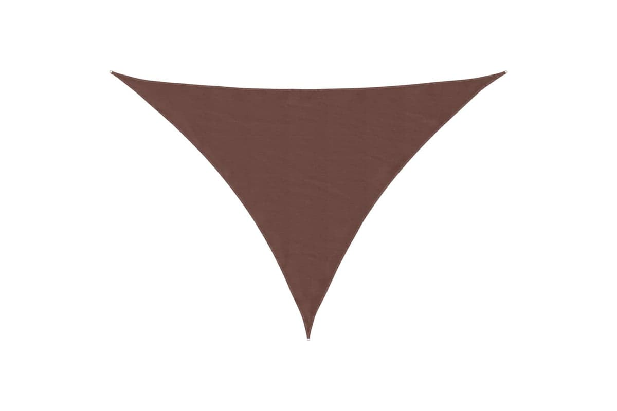 Vidaxl 135834 Sunshade Sail Oxford Fabric Triangular 3x4x4 M Brown