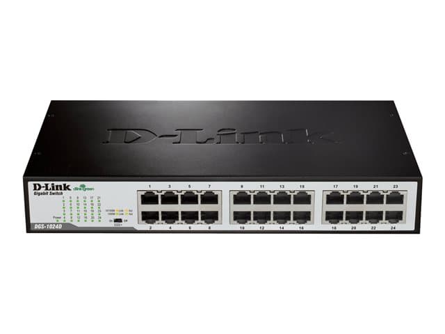 D-LINK - DGS 1024D - switch - 24 ports - unmanaged