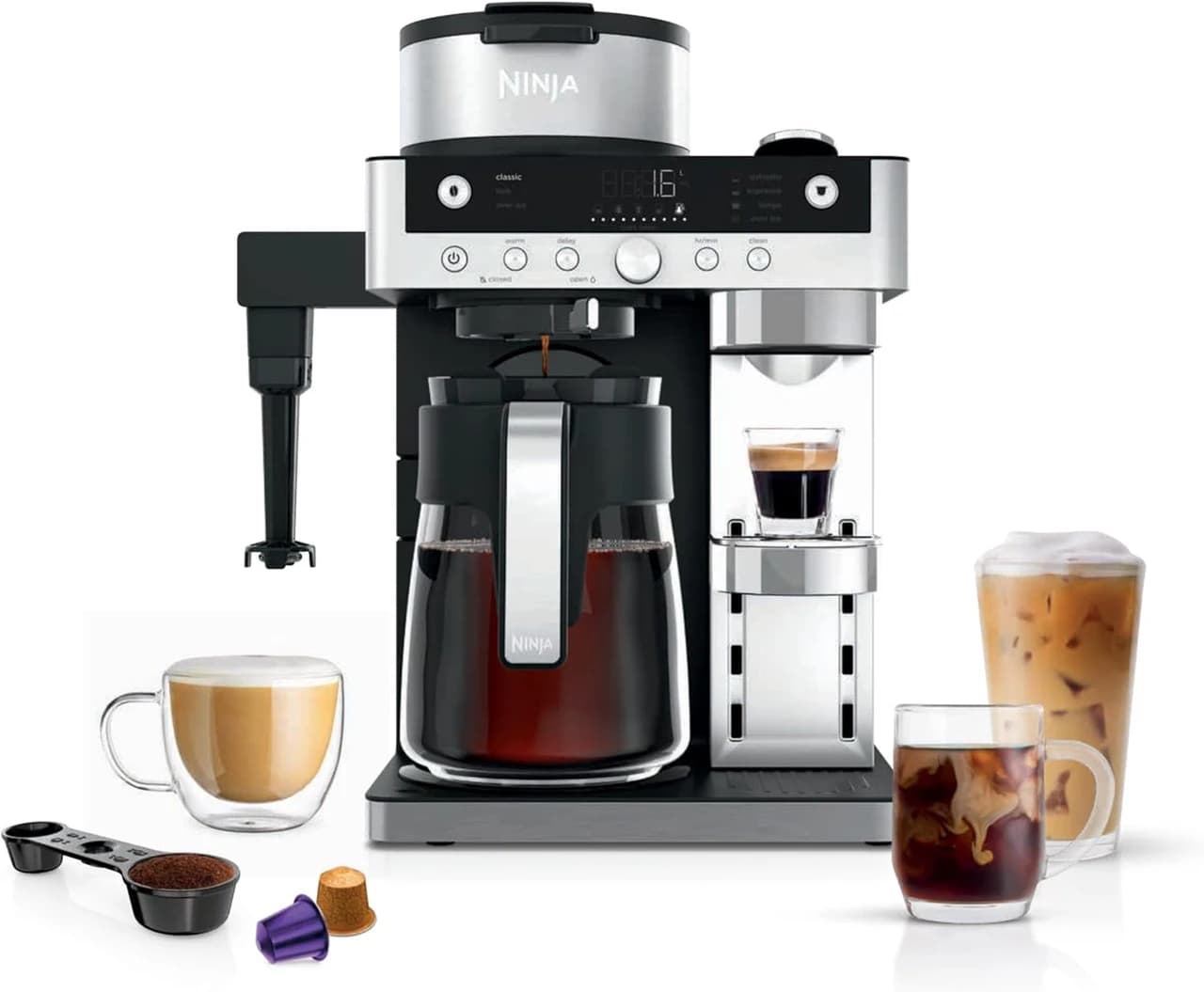 Ninja CFN802UK Prestige DualBrew System – Silver