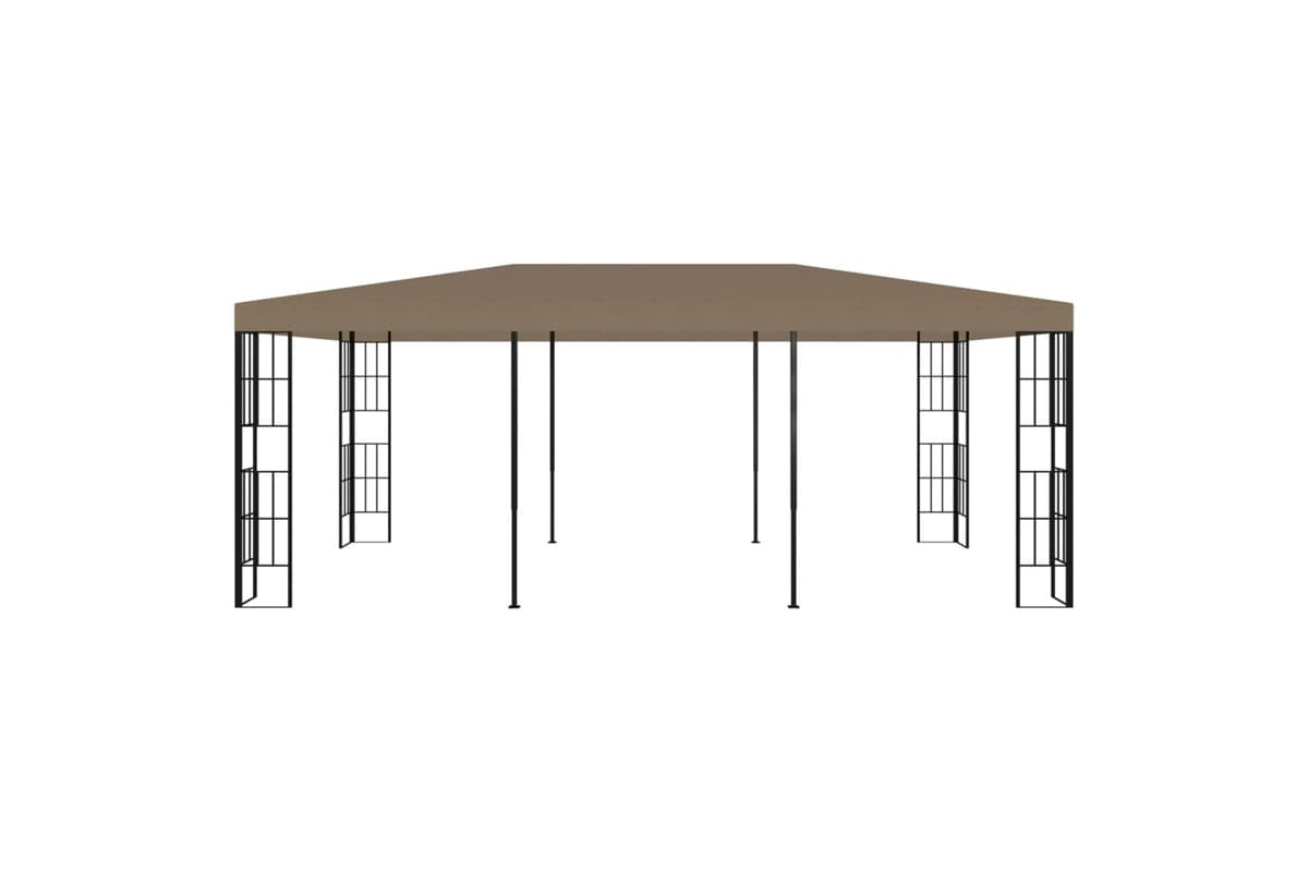 Vidaxl 312259 Gazebo 6x3 M Taupe