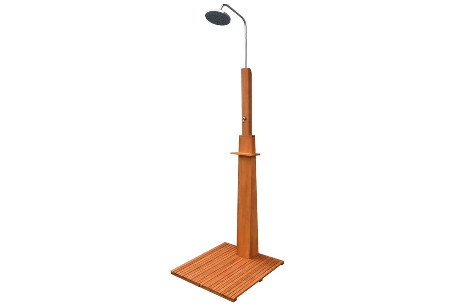 Vidaxl 41770 Outdoor Shower Eucalyptus Wood And Steel
