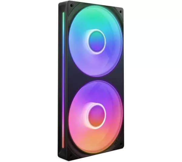 NZXT F240 RGB Core 240 mm Dual Case Fan Unit - RGB LED, Black