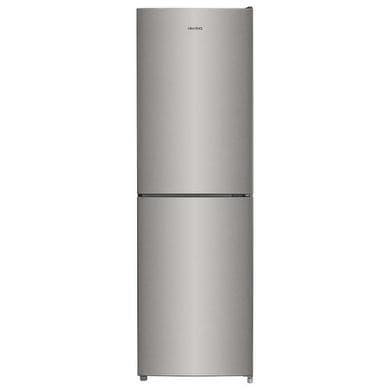 electriQ 254 Litre 50/50 Freestanding Fridge Freezer - Stainless Steel
