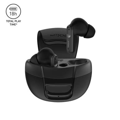 Mixx Streambuds Solo 3 True Wireless Earphones - Black | SBSO-03-BK-390