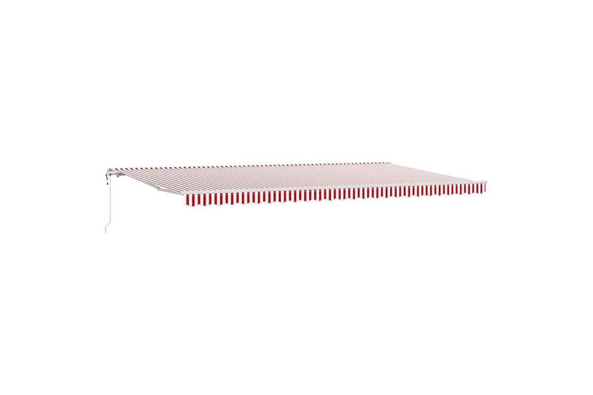 Vidaxl Retractable Awning 600 X 300 Cm Red And White