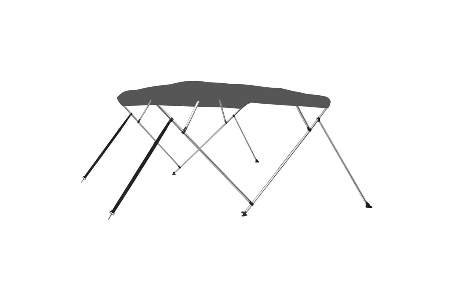 vidaXL 93139 4 Bow Bimini Top Anthracite 243x210x137cm