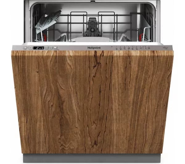 HOTPOINT ActiveDry HP2IFC14BN6UK Full Size Integrated Dishwasher - Silver