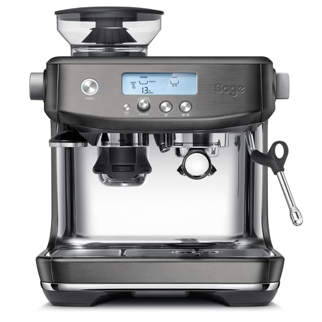 Sage The Barista Pro Coffee Maker Black Stainless Steel | SES878BST4GUK1