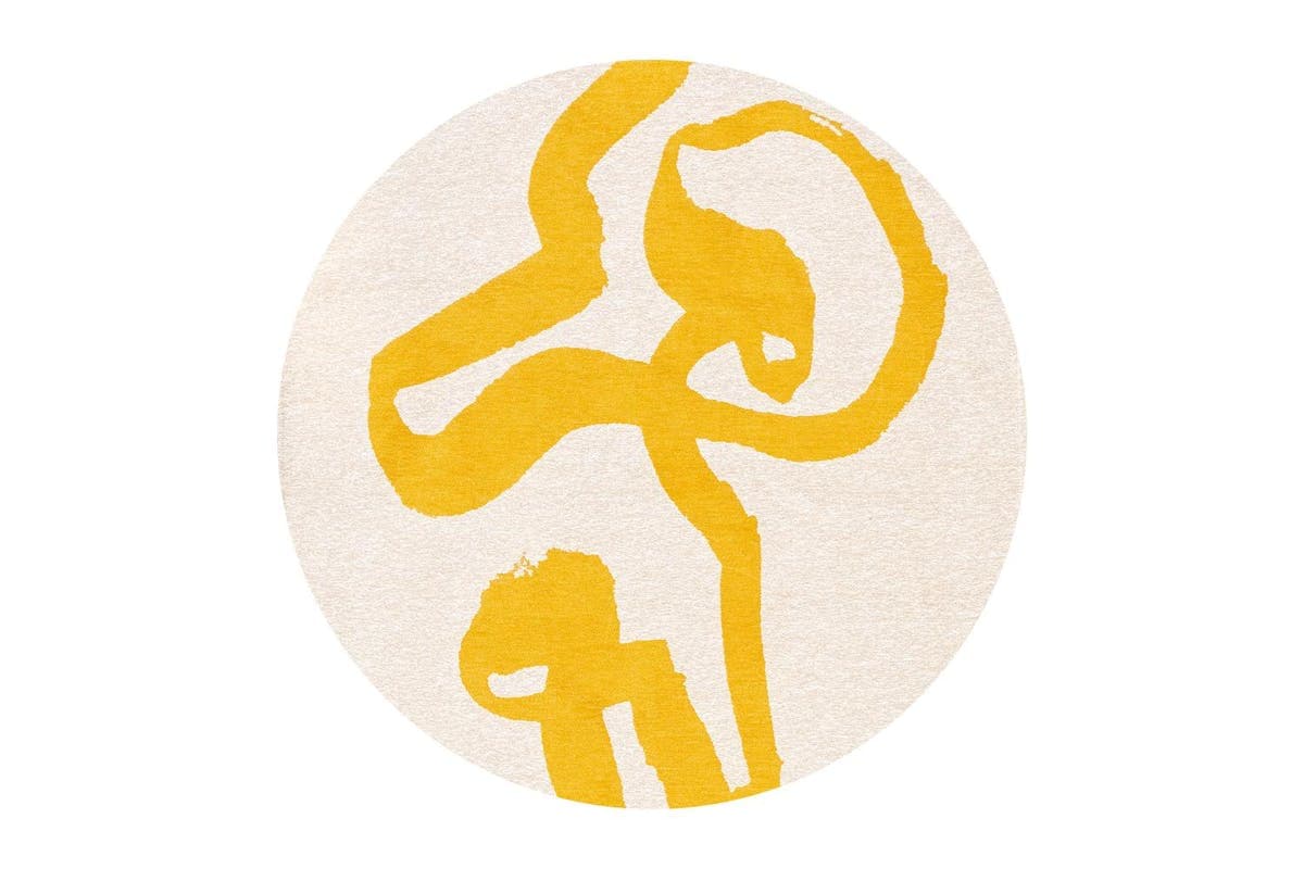 Louis De Poortere | Pure Yellow Rug | 240 x 240 cm