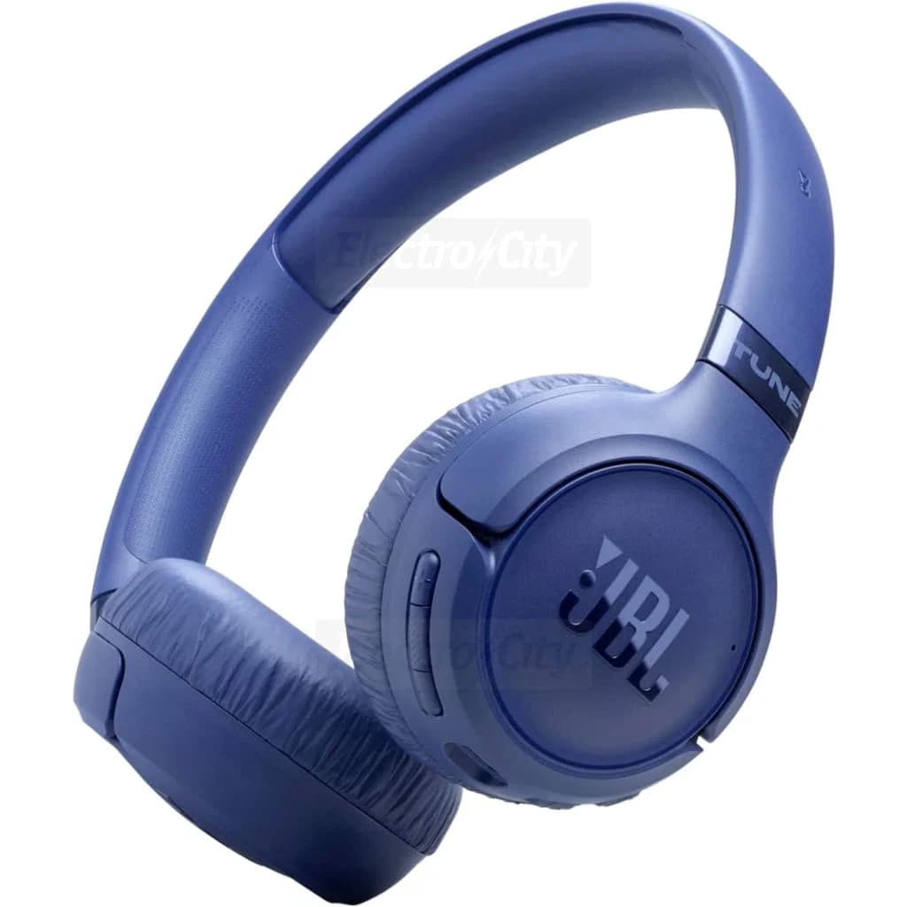 JBL Tune 680NC Adaptive Noise-Cancelling On-Ear Headphones | Blue