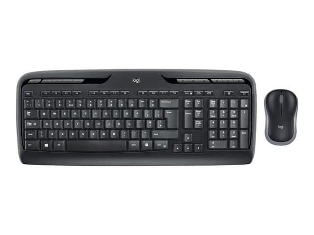 LOGITECH - Wireless Combo MK330 - keyboard and mouse set - QWERTY - Nordic - black Input Device