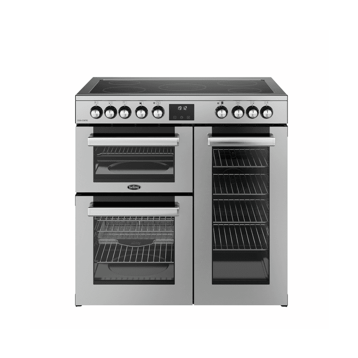 Belling CC90ESTA, 90cm, Cookcentre Electric Range Cooker, Stainless Steel