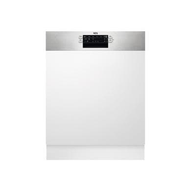 Refurbished AEG 6000 SatelliteClean FEE63600ZM 13 Place Semi Integrated Dishwasher Stainless steel