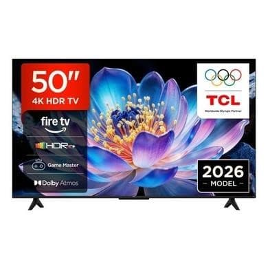 TCL 50V6D-UK 50 Inch 4K UHD Smart Fire TV  HDR10+ Dolby Atmos & Alexa Built-In