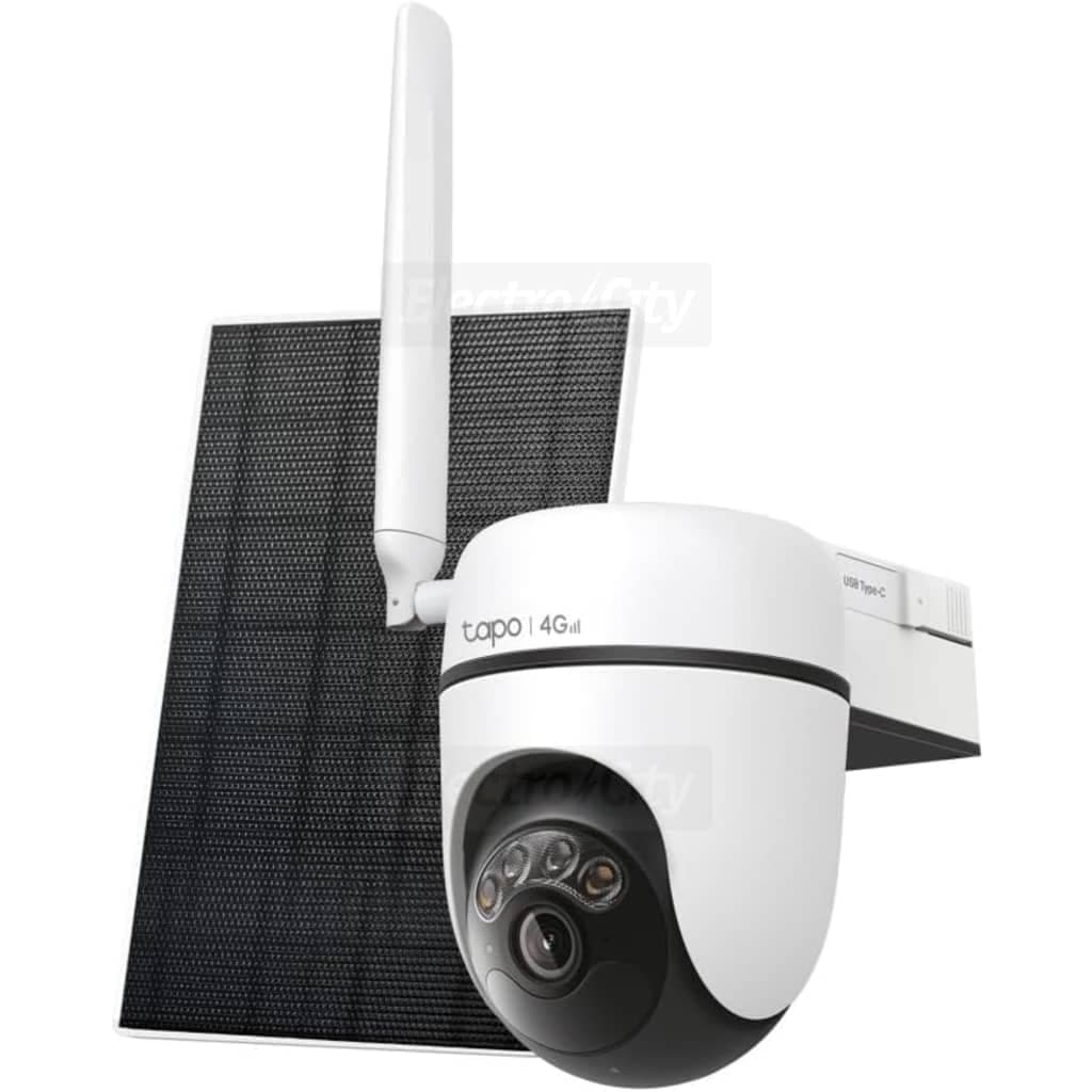 TP-Link Tapo Solar Powered Pan & Tilt 4G 2K Security Camera Kit