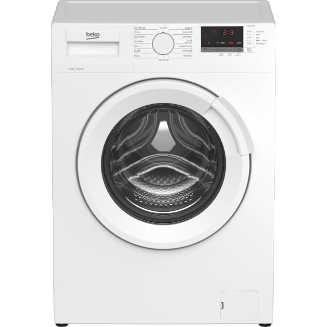 Beko 9kg 1400 Spin Washing Machine in White | WTL94151W