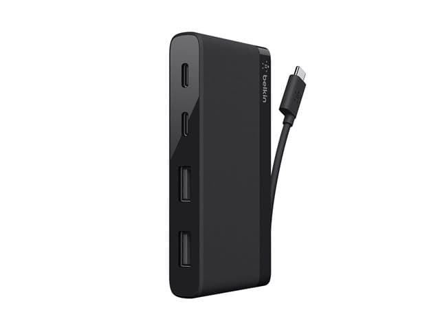 BELKIN - USB-C 4-Port Mini Hub - hub - 4 ports
