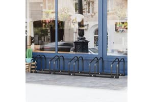 Homcom Bike Floor Stand | Black