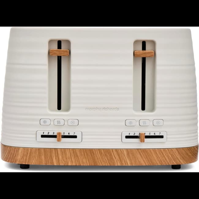 Morphy Richards Clay 4 Slice Toaster | White | 243102