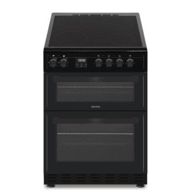 electriQ 60cm Electric Cooker - Black