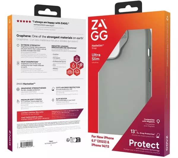 ZAGG Manhattan Snap iPhone 13/14/15 Case - Sage