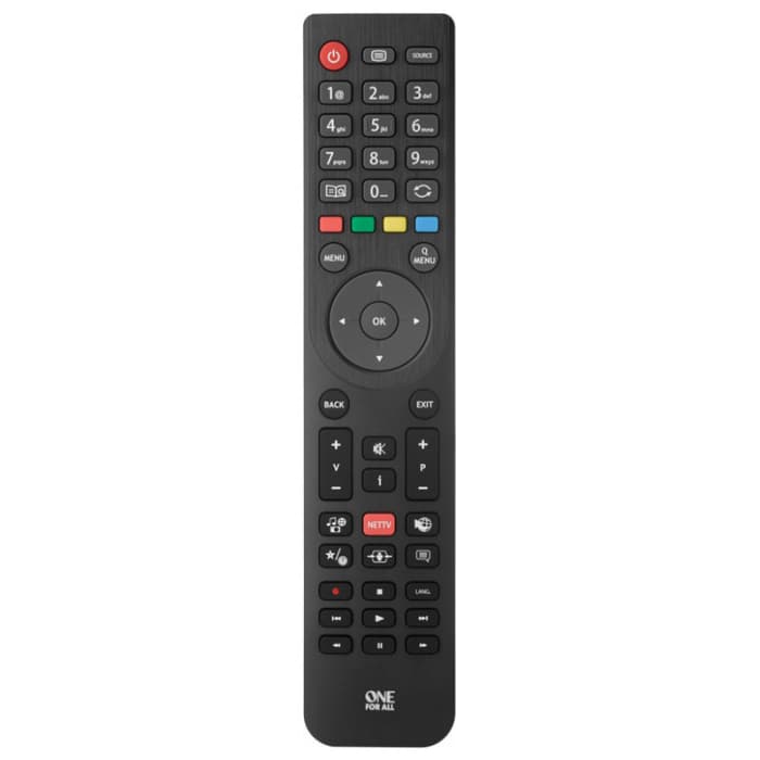 One For All URC1918, Walker, Nordmende, Finlux, iDeal, Luxor TV, Replacement Remote Control, Black