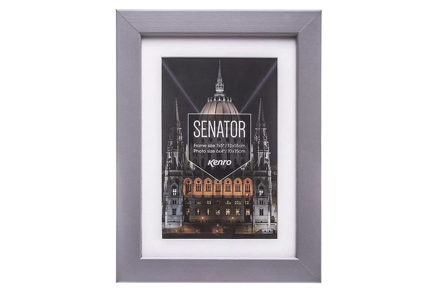 Kenro Senator Grey Photo Frame | 12X16/12X10"